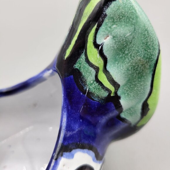 Talavera Chicken Succulent Planter Colorful Hand Painted Made in Mexico - Picture 9 of 10